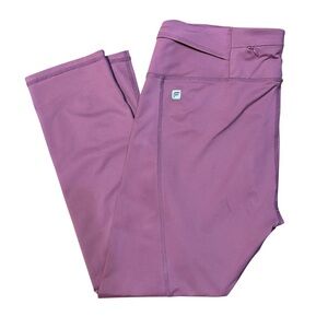 Fabletics Women's Cropped Leggings in Soft Purple
